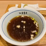 中華蕎麦 時雨 - 〆のスープ割