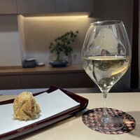 天冨良 銀座 よこ田 梅田別邸 - ホワイトマッシュルームトリュフ塩