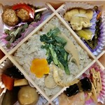 日本ばし大増 柏髙島屋店 - とてもバランス良く豪華な折詰でした〜♬美味しかったです(^^)