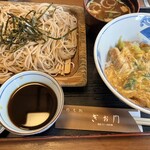 ぎお門 - 小ざる定食(衣笠丼)