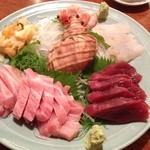 男鹿半島 - 刺し盛り三人前