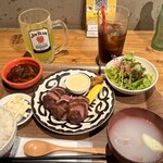 新宿焼肉 牛たんの檸檬 - 『極み』厚切り牛たん定食