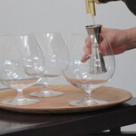 日本料理 TOBIUME - ブランデーをいただく