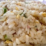 一楽ラーメン - やきめしのどアップ！