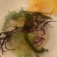 アルテリーベ - 海の幸と昆布のジュレ、キャビア添え