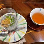 つくば 山水亭 - ゴマのパンナコッタ