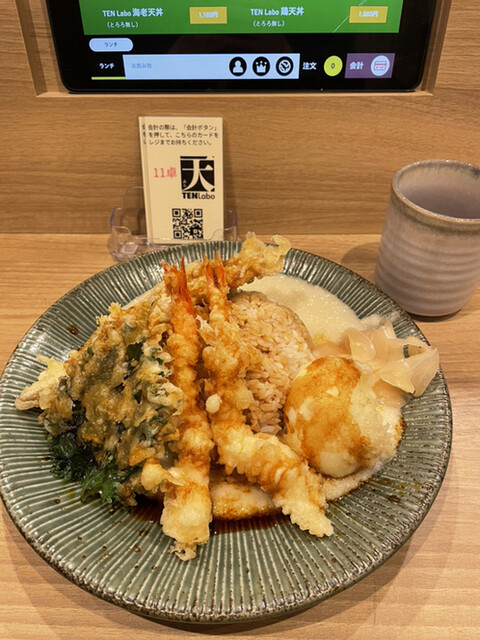 まさかのとろろ乗せ天丼！』by purinmn : TEN Labo (テンラボ