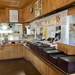 手打ちうどん 清水屋 - 店内(入店直後)