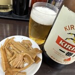 ぐうらーめん - ビールとつまみ