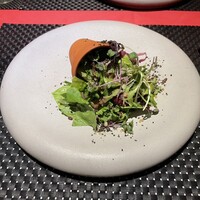 鉄板焼き 表参道 - 鈇板焼きLunch 【Standard course】全6品+乾杯
                    スパークリング（食後カフェ付）
                    ■ベジファースト
                    表参道ガーデンサラダ