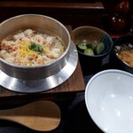 とり春 - かに釜飯