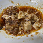 薫風飯店 - ②残り3割　見た目より旨みが上、豆腐の滑らかさが上、飲み込んだ時の幸せ感が上