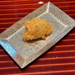 日本料理 別府 廣門 - 岩牡蠣の肝天ぷら