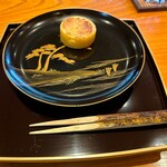 日本料理 別府 廣門 - 菓子　玉子葛焼き