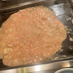 お好み焼き もんじゃ 上野 ぐりぐり - 明太チーズもんじゃ