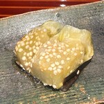 日本料理 別府 廣門 - 焼き加茂茄子　国東半島　加藤高吉