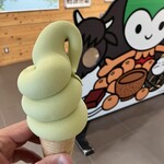 美東サービスエリア（下り線）フードコート - 小野茶ソフトクリーム