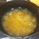 とんかつ和幸 - しじみの味噌汁