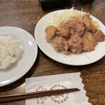 ビクトリヤ - ヒレ生姜焼きダブルと半ライス