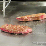 鉄板焼ステーキ 一ッ葉ミヤチク - 