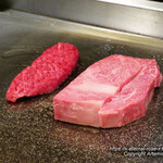 鉄板焼ステーキ 一ッ葉ミヤチク - 