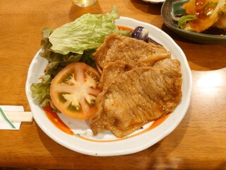 아사가리소우 - 두꺼운 돼지고기 볶음.