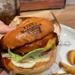 The Burger Stand N’S - チーズバーガー（BBQ）@1353円