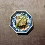 Ji-Cube - カマスの炙りと焼き茄子の葱油がけ