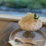 3696喫茶室 - 料理写真:梨のかき氷