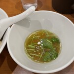 中華そば 七麺鳥 - 浅利のつけ汁