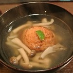 和み庵　篤屋 - むかごひろうすきのこ餡かけ