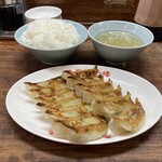 東京餃子楼 - 焼餃子ニラにんにく入り（330円×2）＋大ライス（280円）