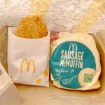 マクドナルド - ソーセージマフィンセット　380円