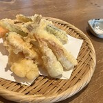 清九郎 - 天ぷら盛り合わせ