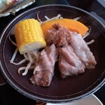 ホテル八峯苑・鹿の湯 - 信州産牛と夏野菜の信州味噌焼き