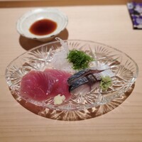 鮨 三國 - お造り～カツオ (千葉県産)、金華鯖～(宮城県産)　