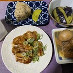 JAファーマーズ Aコープ - 料理写真:1人夕食のおかずと焼酎のアテ