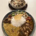 curry bar nidomi - あいがけ