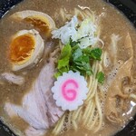 Ramen Jinsei Jetto Roppyaku - 鶏煮込みそば、煮卵トッピング