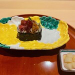 銀座 しのはら - 鮪と雲丹の太巻き