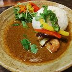 Cuffy curry&bar - タイ風海老カレー　990円