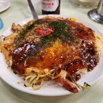 hiroshimafuuokonomiyakikuishimbou - 海鮮広島焼きそば入り