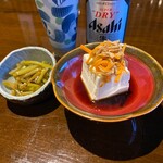 そばきり吉成 - 付出し&わさびの茎の醤油漬け