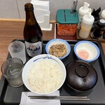 Matsuya - Wで選べる玉子かけごはん290円、100円引き瓶ビール390円