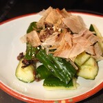 きなっせい - たたき胡瓜の梅肉和え280円(税抜)