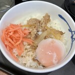 松屋 - Wで選べる玉子かけごはん290円