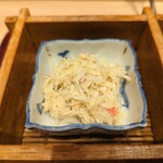 すし 良月 - 毛ガニの蒸し寿司