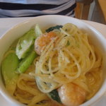 Fino - 小海老と青梗菜のクリームスパゲッティ(2009/8/27)