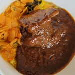 SPICY CURRY 魯珈 - 限定カレー 豚スペアリブの濃厚欧風カレー＋スパイス福神漬け