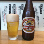 Tori Soba Sosoru - 瓶ビール(600円)